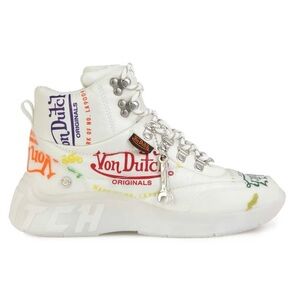 Von Dutch White High-Top Sneakers